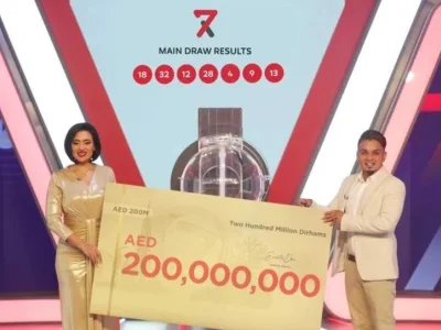 阿联酋彩票MEGA7今年最后一期奖金高达2亿迪拉姆