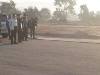 缅甸大其力机场跑道正在扩建！网友：我已经看到大其力未来的发展