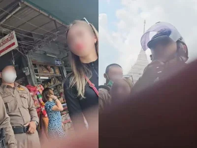 过分了！泰国警察被外国游客逼成这样