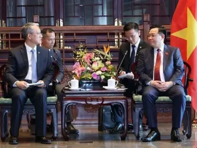 越南国会主席王廷惠会见中国各大企业领导人，将为中企创造便利条件