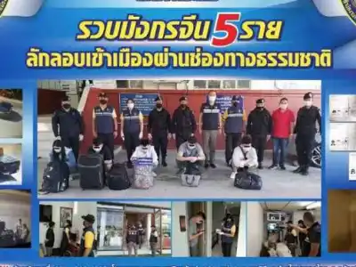 5名中国人欲偷渡入境波贝，在泰国中转时被捕
