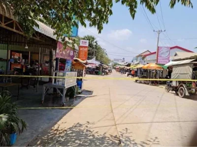 柬埔寨确诊者去过后，干丹省一家菜市场被关闭