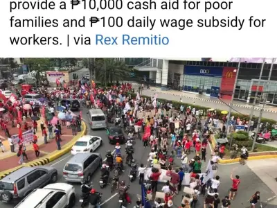 上千菲律宾人上街游行，要求政府每个月给1万披索，结果财政部居然....