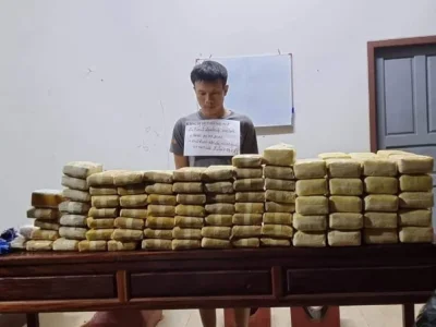 老挝波乔省破获贩毒大案！警察顺藤摸瓜逮捕三名毒贩
