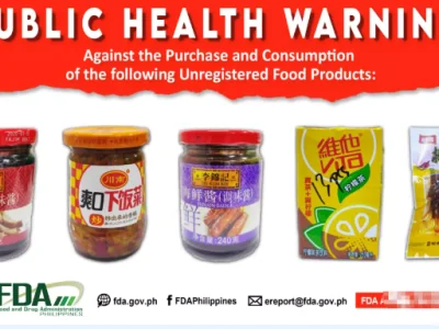 菲律宾食药局警告公众勿购买多款未经注册中国食品