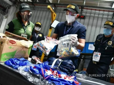 菲律宾海关局从来自马来西亚包裹查出1公斤毒品