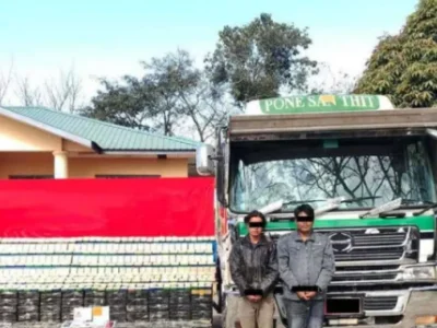 太猖狂！缅甸掸邦北部，竟然有人用12轮货车运输毒品！