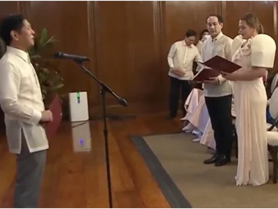 菲律宾新一届内阁成员宣誓就职