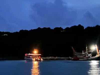 一艘渔船在西港沉没，3人获救！