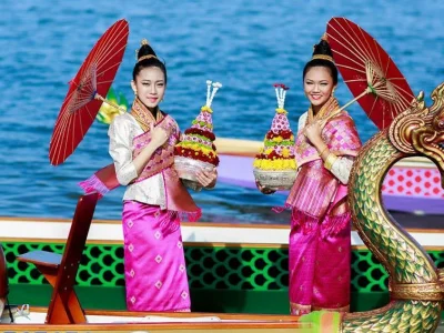 老挝人忙着过节全城美女出动，貌美如花的姑娘们争相斗艳，哪一款是你的最爱？