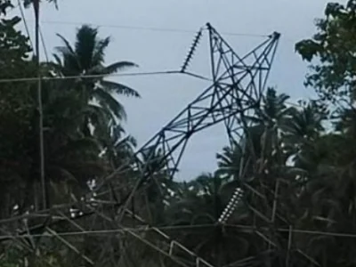 菲律宾北棉兰佬岛输电塔被炸 多地面临轮流限电