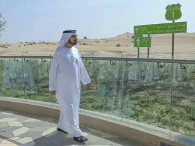 迪拜推出新的沙漠保护区和100公里的徒步路径