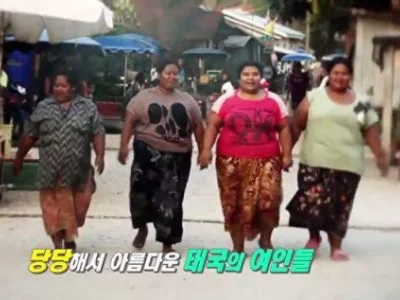 泰国一村庄“以胖为美”，女孩越胖越招人喜欢，体重140kg村花引来众多追求者~