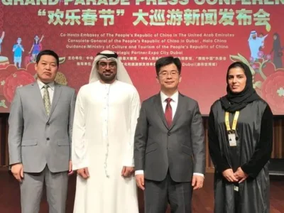 迪拜将再次举办海外华侨华人最大的中国新年庆祝活动，“欢乐春节”大巡游1月14日正式回归
