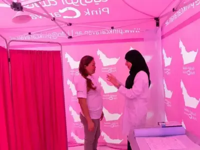 粉红大篷车提供免费乳腺癌筛查