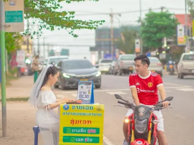 在老挝路边买彩票也能脱单娶媳妇？等我到了万象也去买一张！