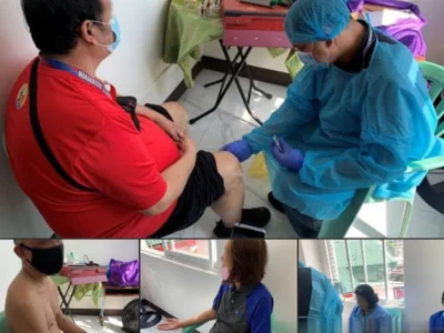 中医走进菲律宾社会 圣胡安市为居民提供给免费针灸