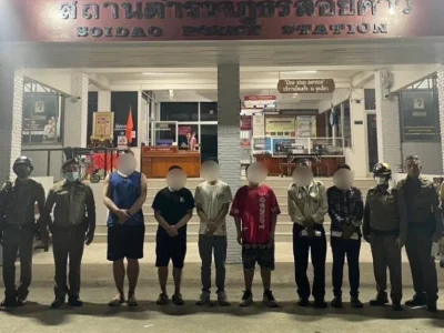 为逃邻国逮捕！四名中国人偷渡进泰国，被尖竹汶府移民局抓获！