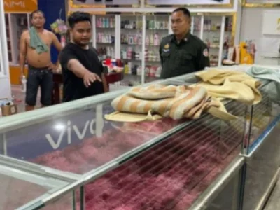 店主半日不在，柬埔寨一家手机店被偷个精光！
