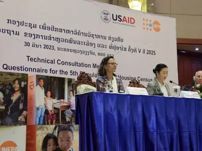 老挝召开第五次全国人口普查商讨会，美国捐50万美元，还缺 800 万美元