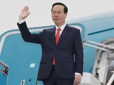 越南国家主席武文赏启程对老挝进行正式访问