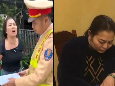 越南女子被交警拦下后，当街亲吻交警，被判刑20个月