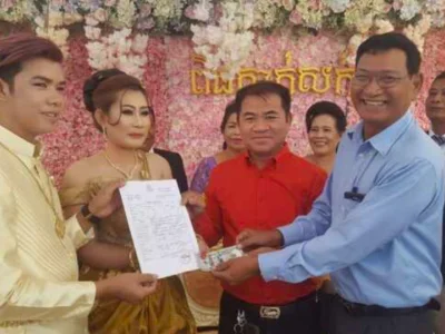 注意！在柬结婚，必须办理结婚证