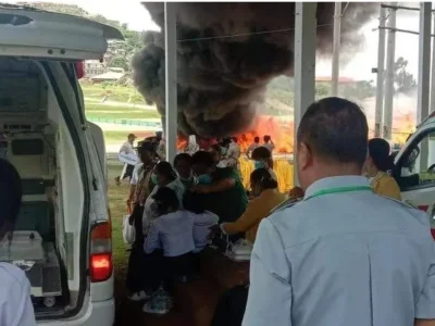 缅甸“6.26”销毁毒品用火烧，30多名学生在现场昏迷倒地