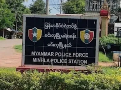 缅甸两警察酒后打架还动了枪