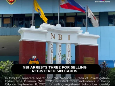 菲律宾国调局帕塞市逮捕非法贩售SIM卡三人